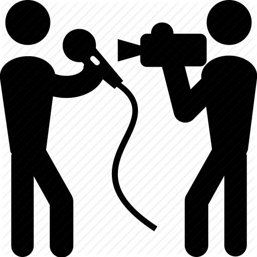 Cameraman, Journalist, Man, News Reporter, People Icon