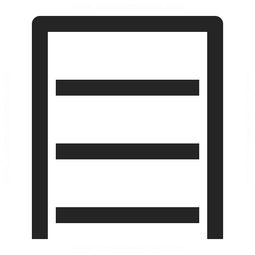 Shelf Empty Icon Iconexperience