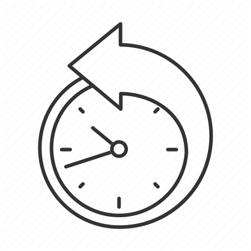 Arrow, Clock, Counterclockwise, Deadline, Ountdown, Reschedule