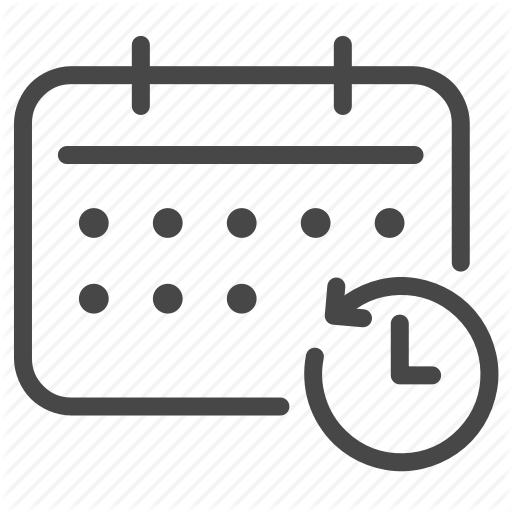Calendar, History, Organize, Re, Reschedule, Schedule, Time Icon
