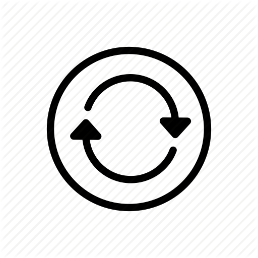 Arrow, Bold, Circle, Line, Refresh, Reset Icon