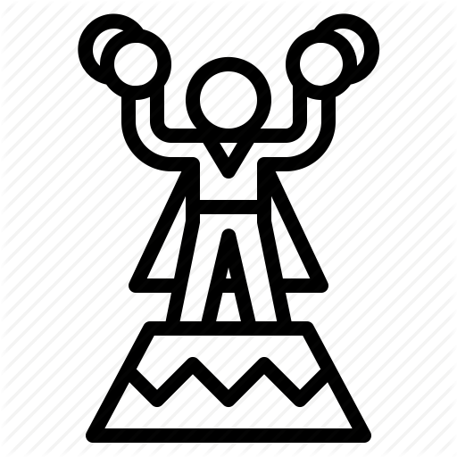 Hero, Leader, Recover, Resilience, Strong, Super Icon