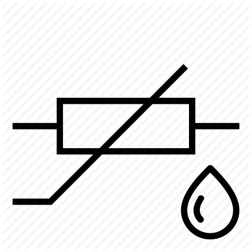 Component, Electrical, Electronic, Humistor, Resistor Icon