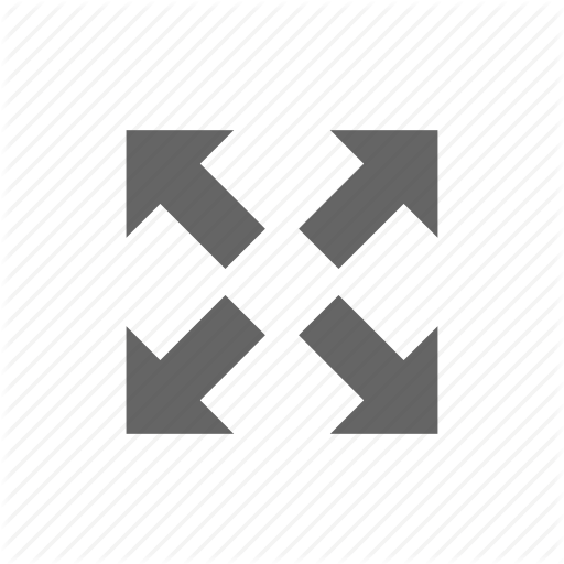 Arrow, Expand, Move, Resize Icon