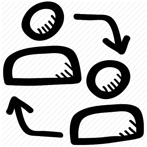 Allocation, Arrows, Colleagues, People, Resources Icon