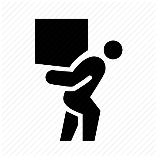 Burden, Carry, Loader, Porter, Responsibility, Work Icon