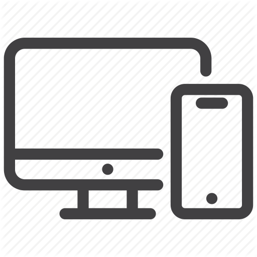 Computer, Design, Layout, Mobile, Responsive, Website Icon
