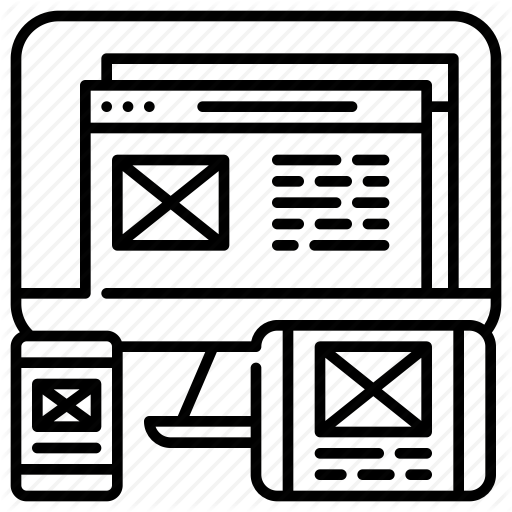 Design, Devices, Responsive, Web, Website Icon