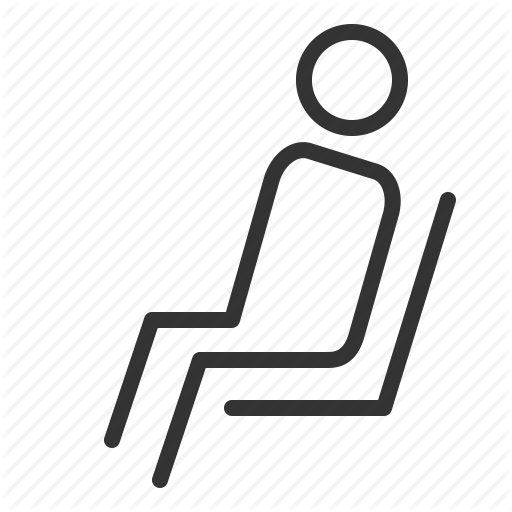 Alone, Area, Rest, Seating, Sit, Wait Icon