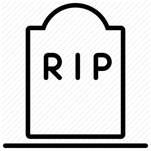 Cemetery, Grave, Graveyard, Rest In Peace, Rip, Tomb, Tombstone Icon