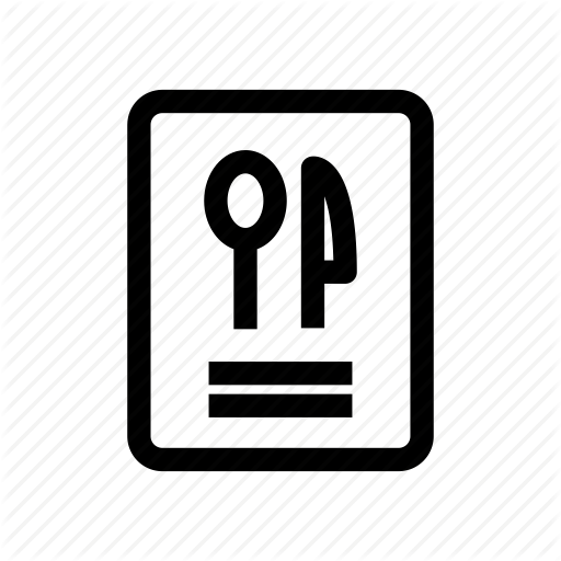 Food Menu, Kitchen, Meal Combination, Menu, Restaurant Icon
