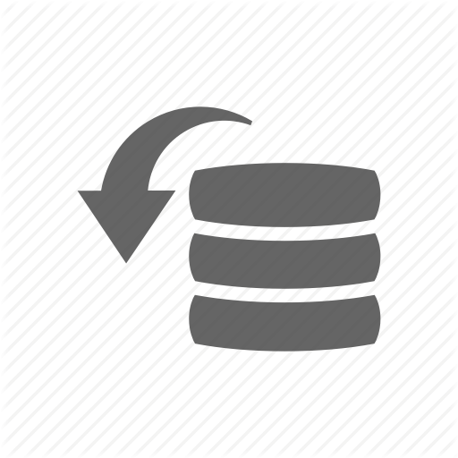 Arrow, Data, Database, Restore, Storage Icon