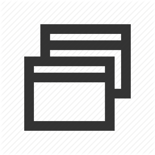 Layout, Page, Restore, Window Icon