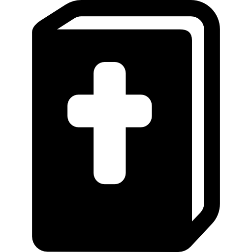 Bible With Cross In Cover Icons Free Download