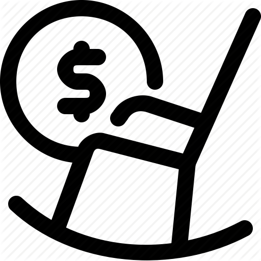 Armchair, Dollar, Pension, Retirement Icon