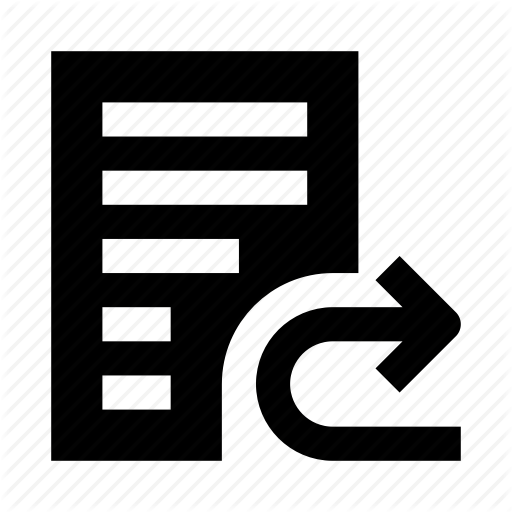 Arrow, Back, Document, File, Return Icon