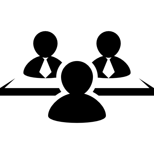 Businessmen Having A Meeting Icons Free Download