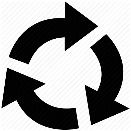 Logistic Delivery, Recycle, Recycling, Refresh, Reuse Sign Icon