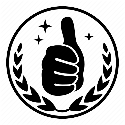 Award, Awesome, Excellent, Great, Praise, St Thumbs Up Icon