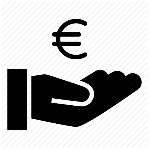 Cash Out, Donate, Euro, Finance, Pay, Payment, Revenue Icon