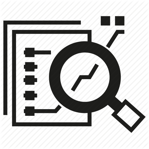 Analysis, Analytics, Data, Magnifier Glass, Review Icon