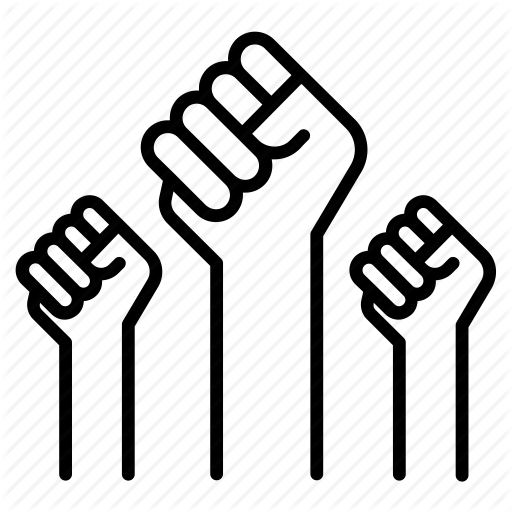 Demanding, People, Power, Protesting, Rage, Revolt, Revolution Icon