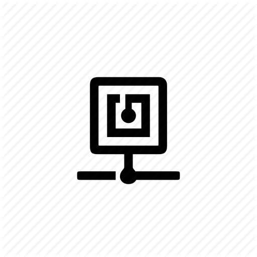 Chip, Connection, Rfid Icon