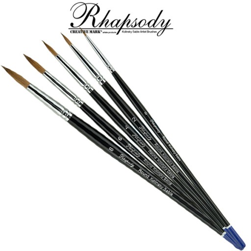 Rhapsody Kolinsky Sable Artist Brushes