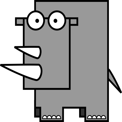 Rhino, Animal Icon Free Of Squared Animal Icons