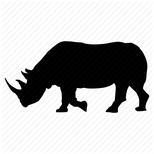 Rhino, Rhinoceros, Rinoceronte Icon