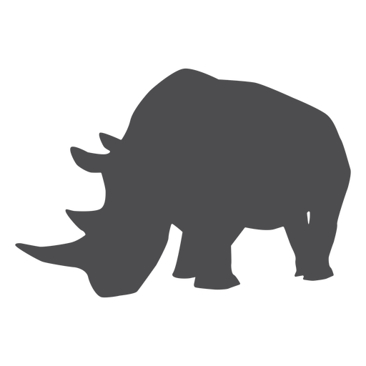 Rhinoceros Rhino Horn Silhouette