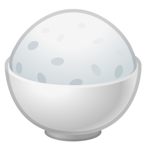 Cooked Rice Icon Noto Emoji Food Drink Iconset Google