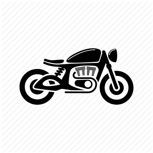Bike, Bobber, Cafe Racer, Motorcycle, Ride Icon