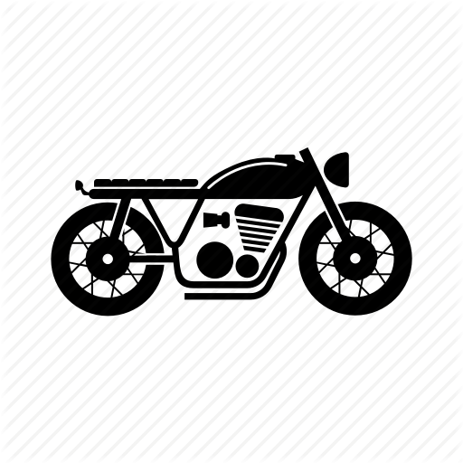 Bike, Brat, Cafe Racer, Motorcycle, Ride Icon