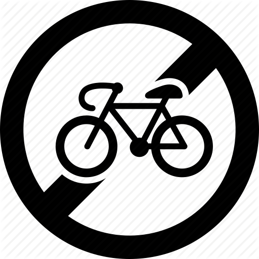 Bicycle, Bike, Entry, Forbidden, No, Prohibited, Ride Icon