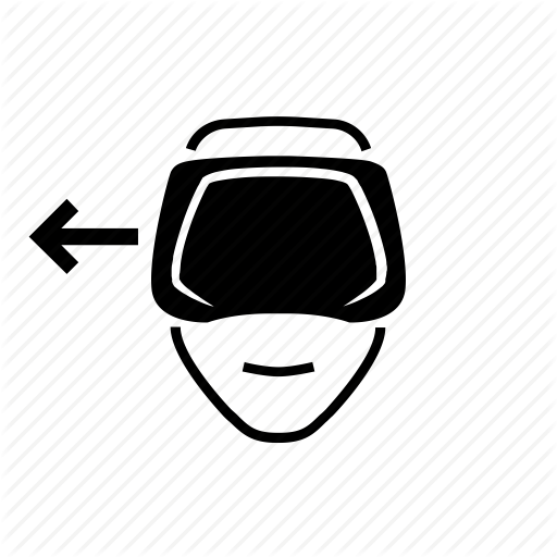 Head, Left, Move, Oculus Rift, Turn, Virtual Reality, Vr Icon