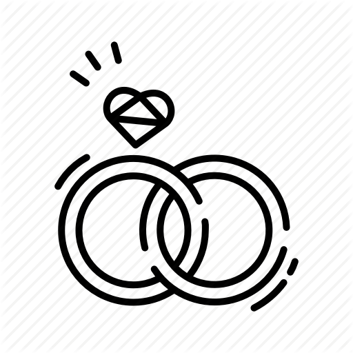 Couple, Engagement, Jewelry, Love, Marriage, Pair, Wedding Ring Icon