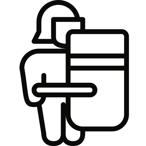 Riot, Police, Control Icon