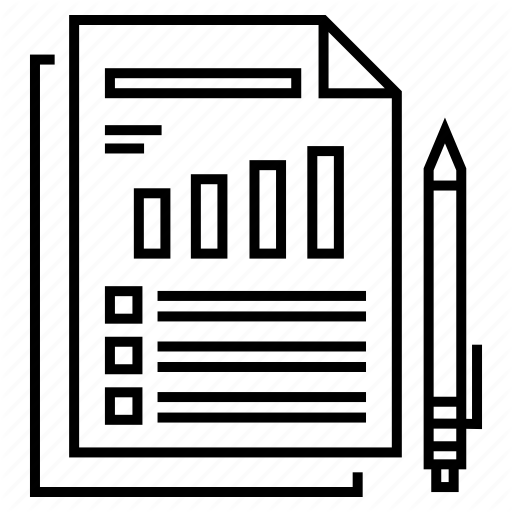 Analysis, Assessment, Document, Financial, Management, Risk Icon