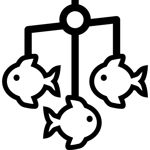 Baby Crib Mobile Icons Free Download