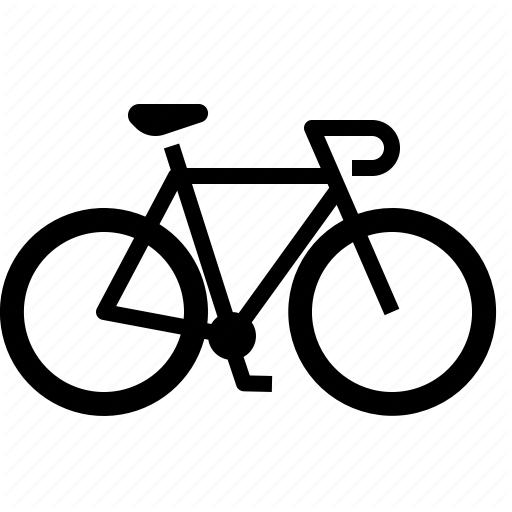 Bicycle, Bike, Riding, Road Icon