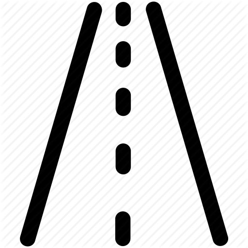 One Way, Road Icon Icon