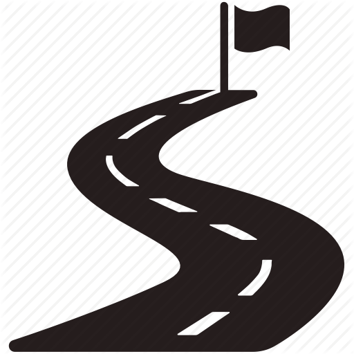 Destination, Direction, Flag, Goal, Map, Navigation, Road Icon