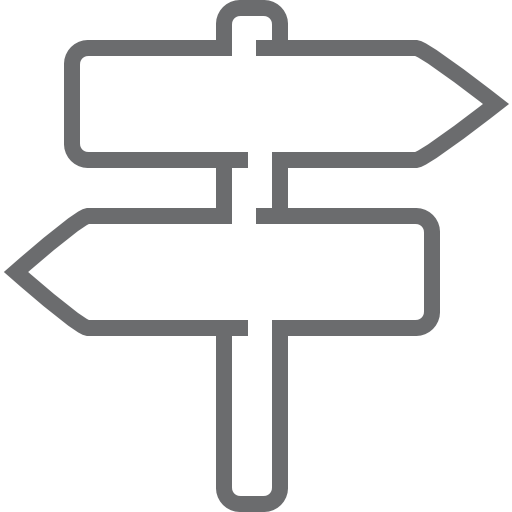 Road, Sign, Two, Way Icon Free Of Outline Icons