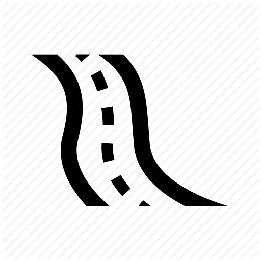 Highway, Lane, Road, Trip Icon