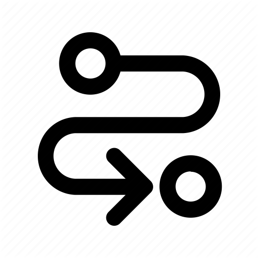 Direction, Find, Place, Road, Roadmap, Route, Way Icon