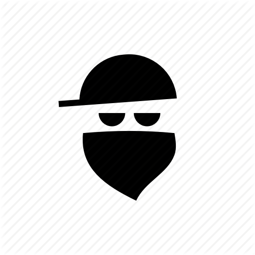 Cap, Crime, Criminal, Gangmember, Mask, Protection, Robber Icon