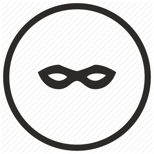 Hero, Mask, Robin, Round Icon