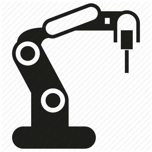 Automation, Menufacturing, Production Line, Robot, Robotic Arm Icon