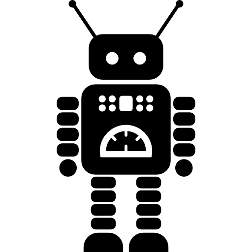 Robot With Flexible Arms And Legs Icons Free Download